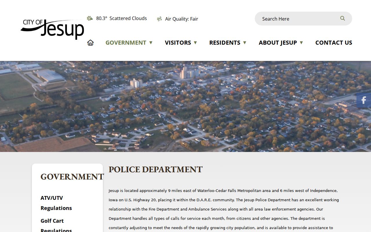 Jesup police routing for Buchanan County traffic warrant records