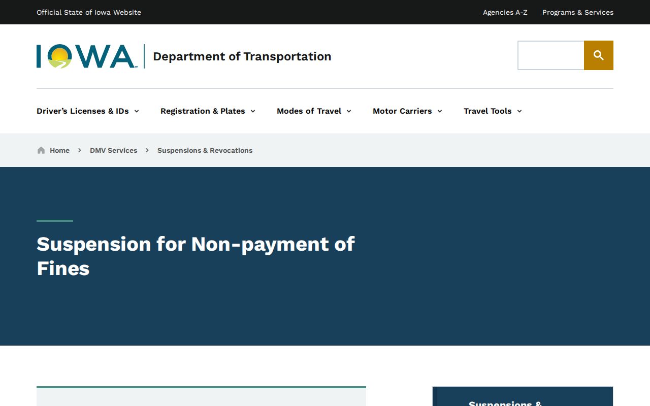 Iowa court debt notice related to Buchanan County traffic warrants